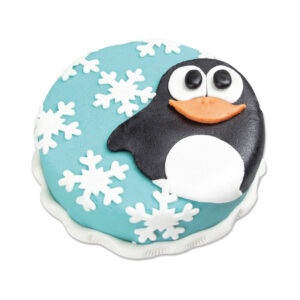 Pinguin-Torte rund