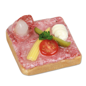 Canape Salami gross