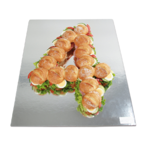 Partybrot Zahl gefüllt