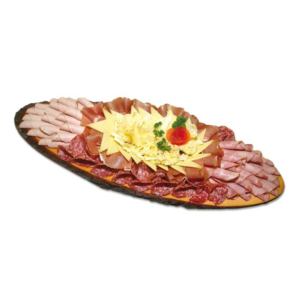 Holzplatte mit Fleisch und Käse gemischt 1200g