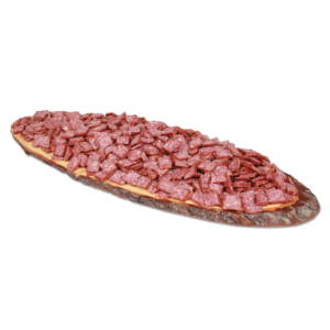 Holzplatte mit Landjäger 1200g